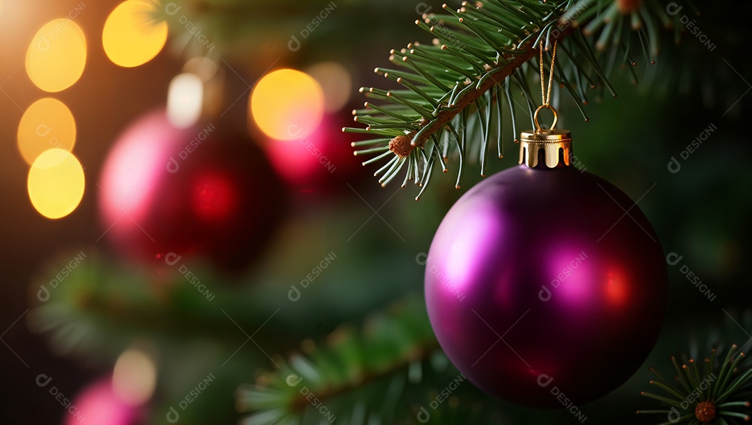 Bolas coloridas para enfeites de ávore de natal