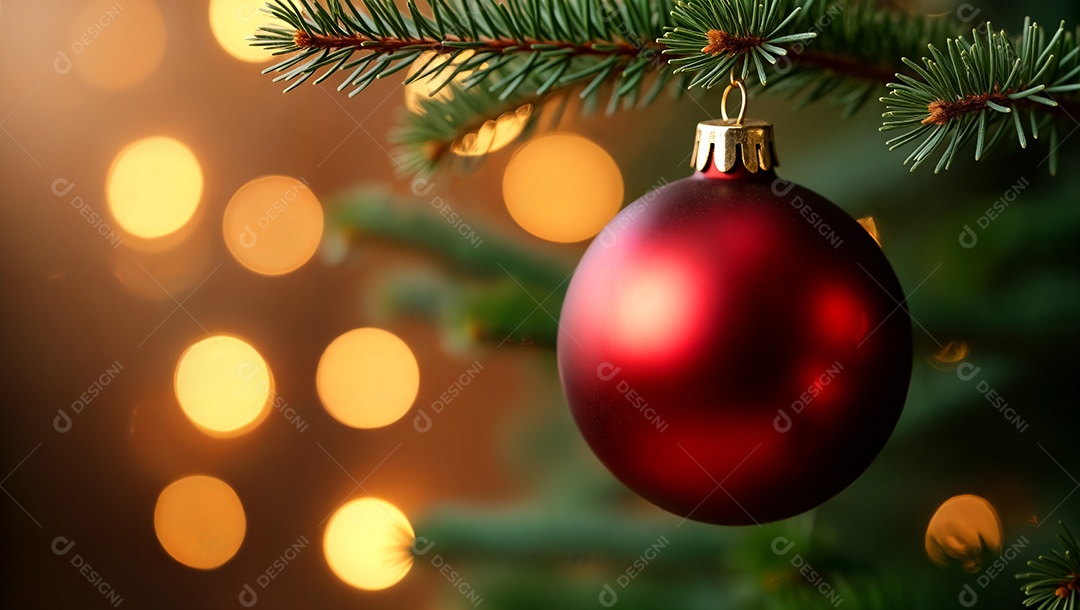 Detalhes de enfeites natalinos