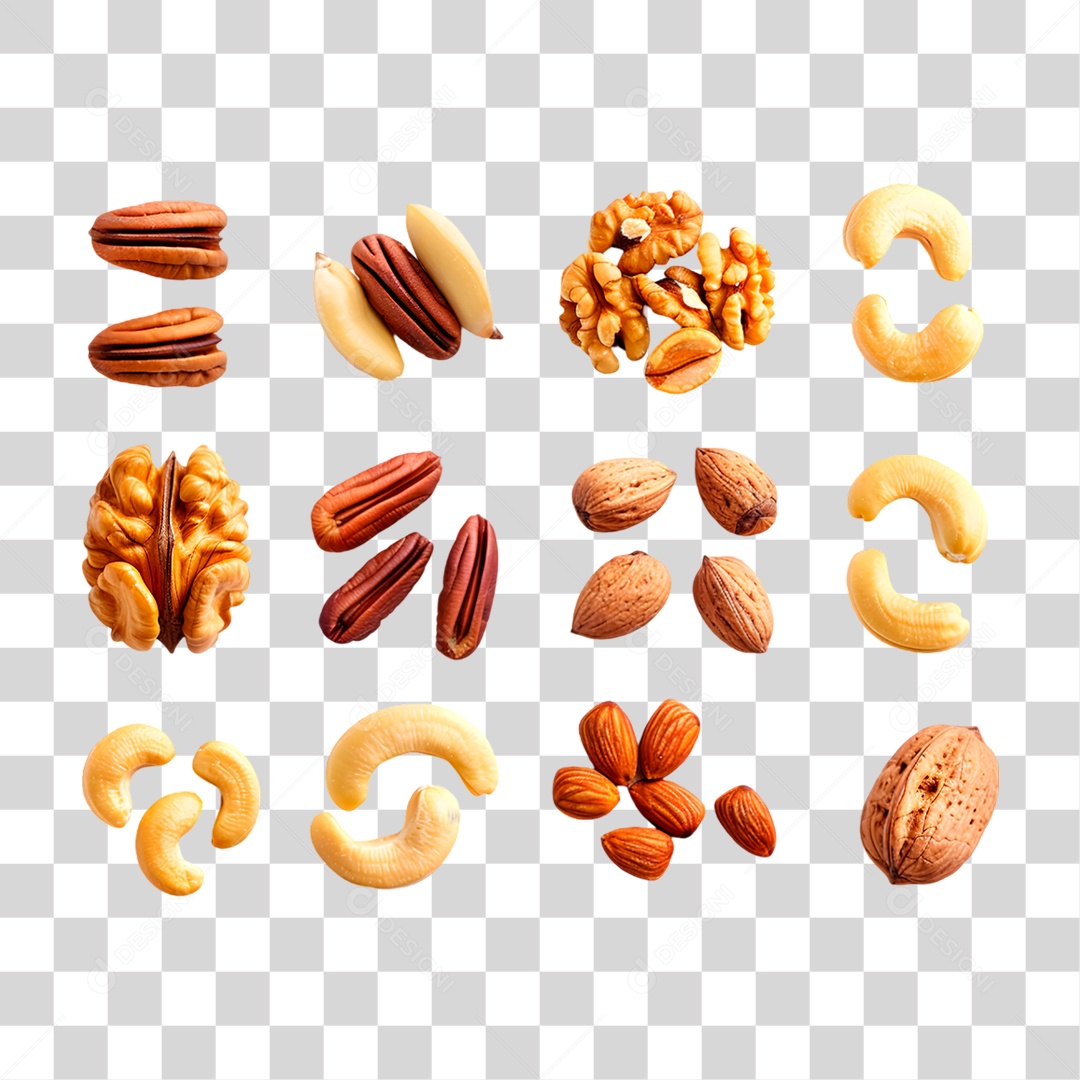 Frutos Secos PNG Transparente