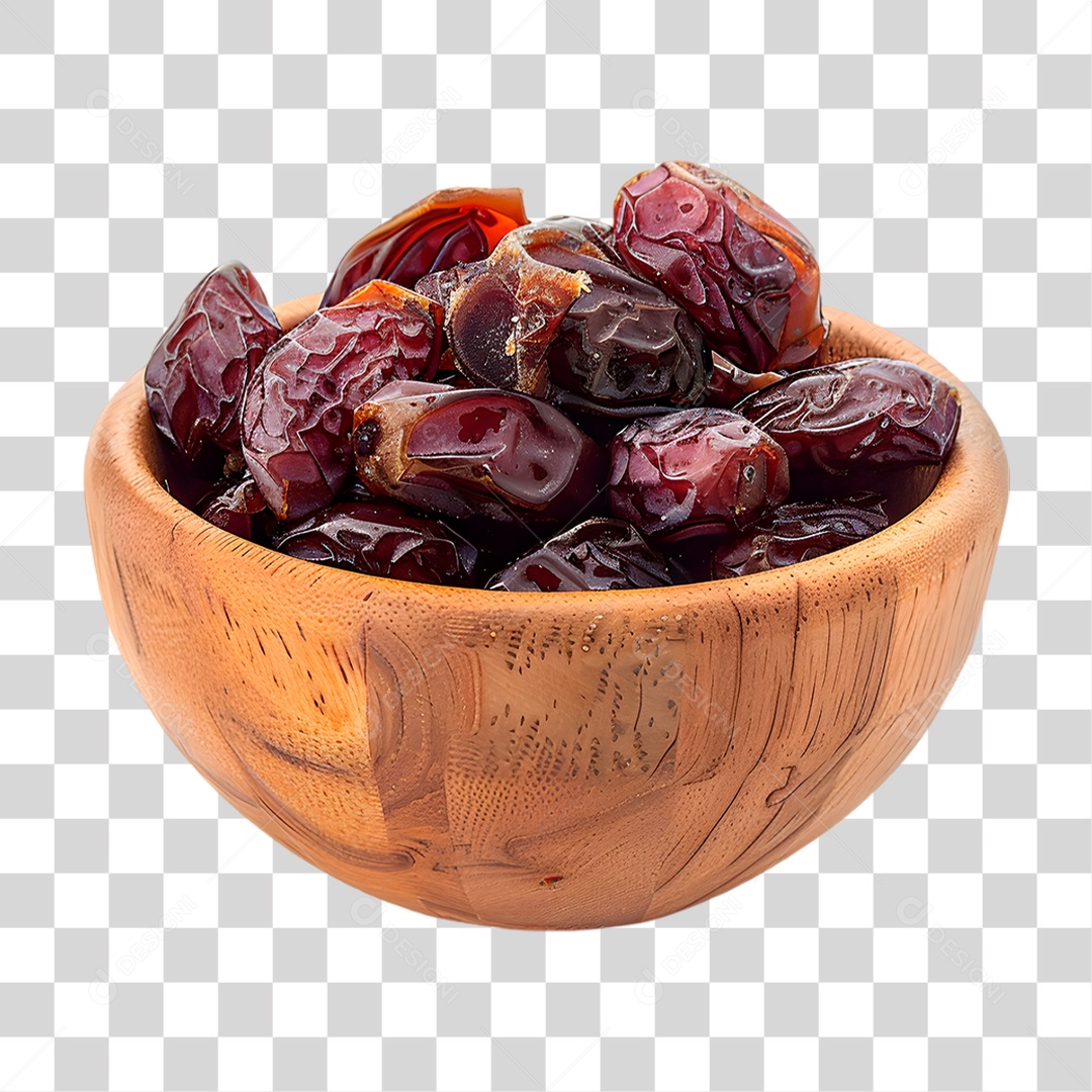 Tigela de Tâmaras PNG Transparente