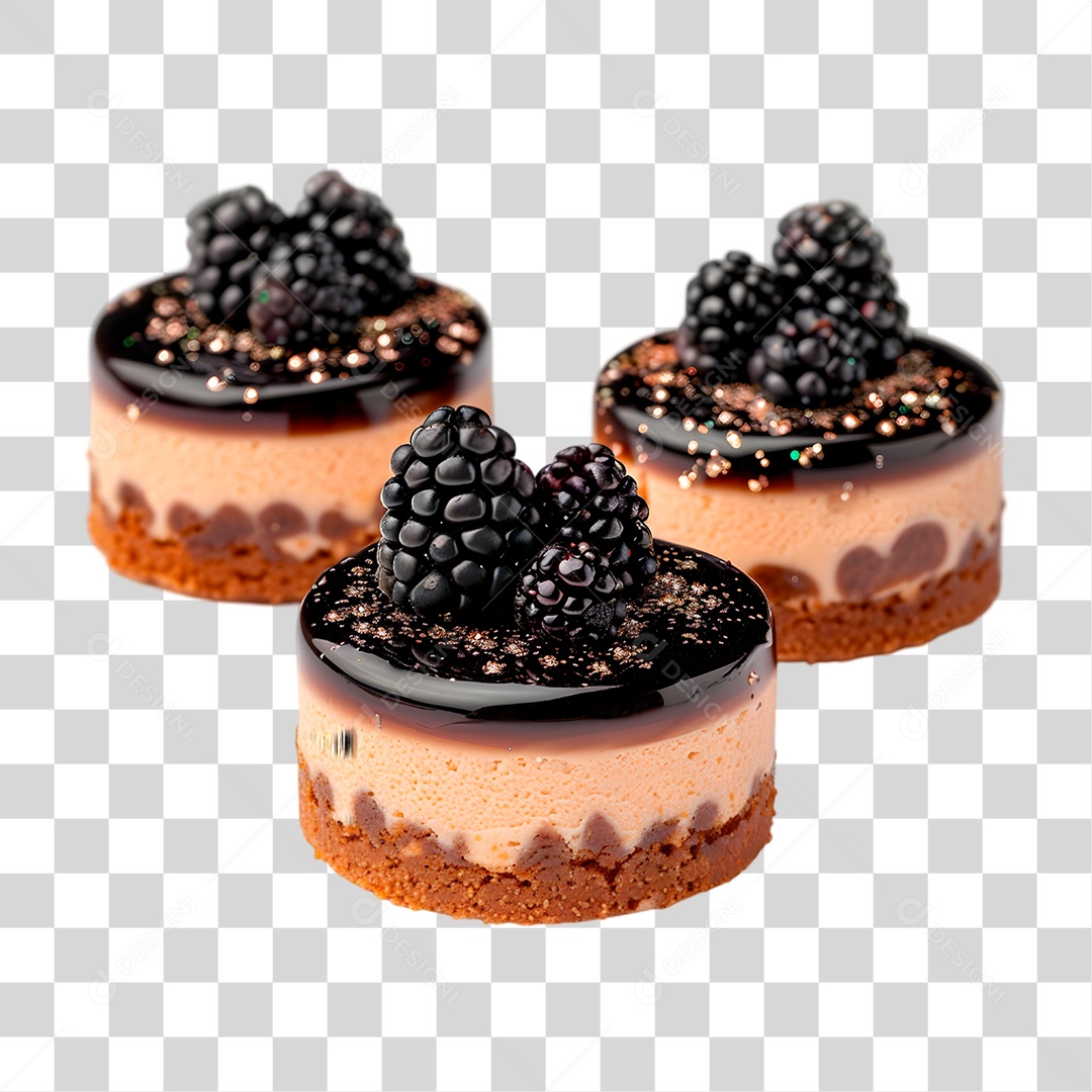 Bolo de Amora PNG Transparente