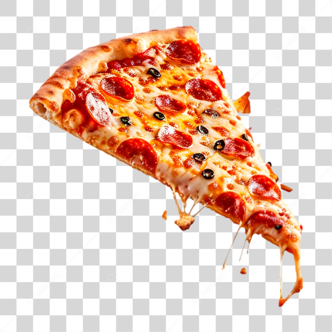 Fatia de Pizza PNG Transparente