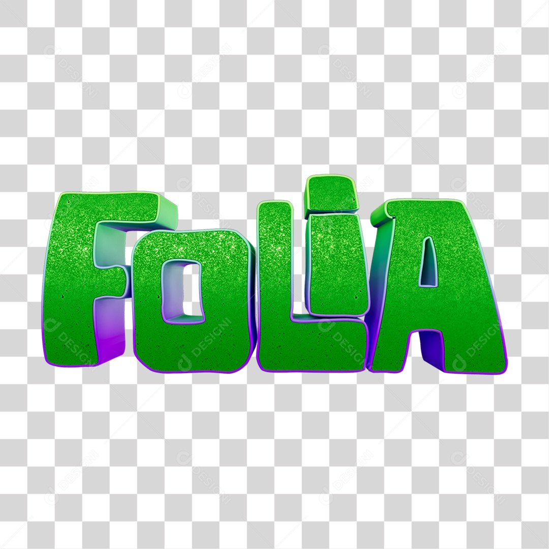3D Folia PNG Transparent