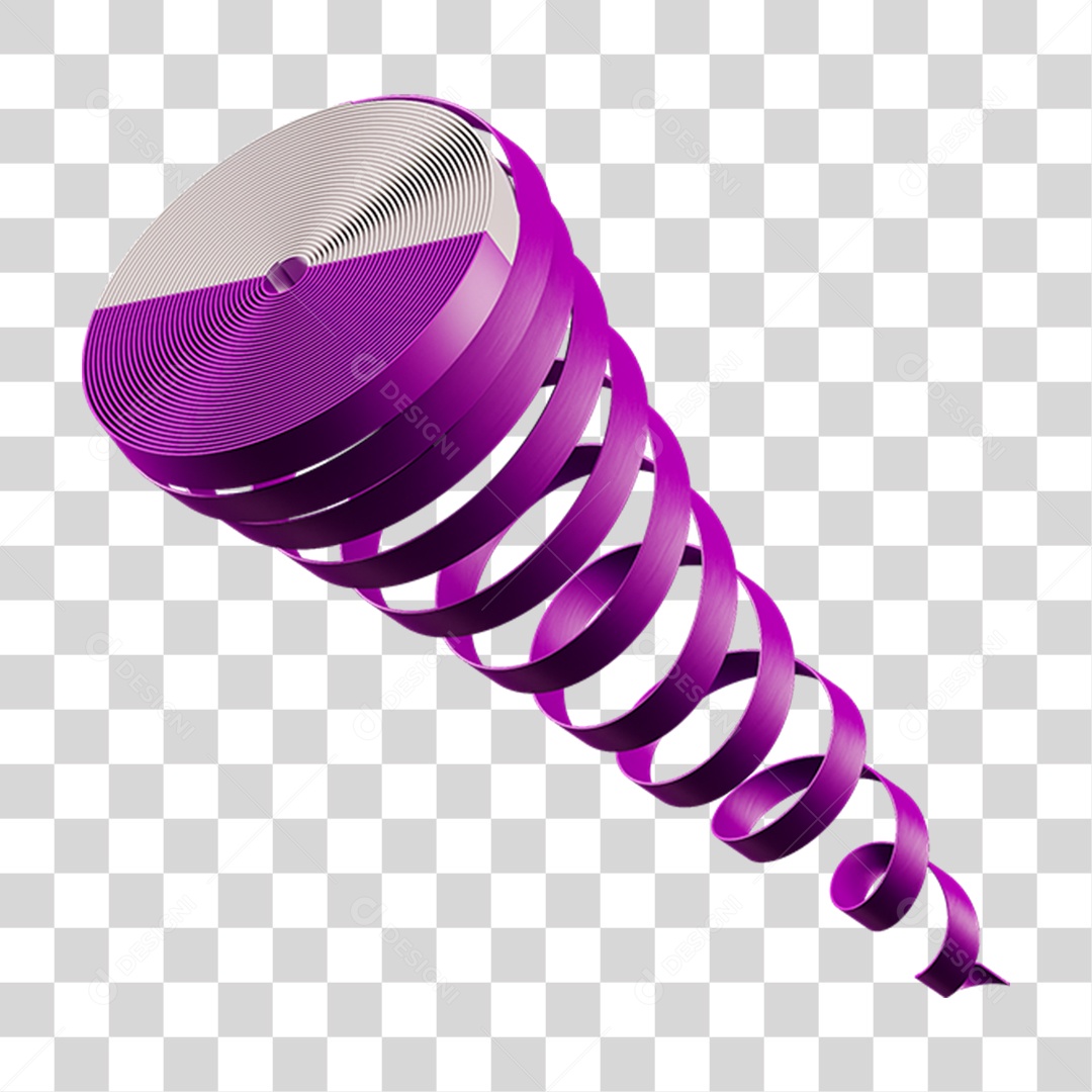 Rolo de Fita Decoração PNG Transparente