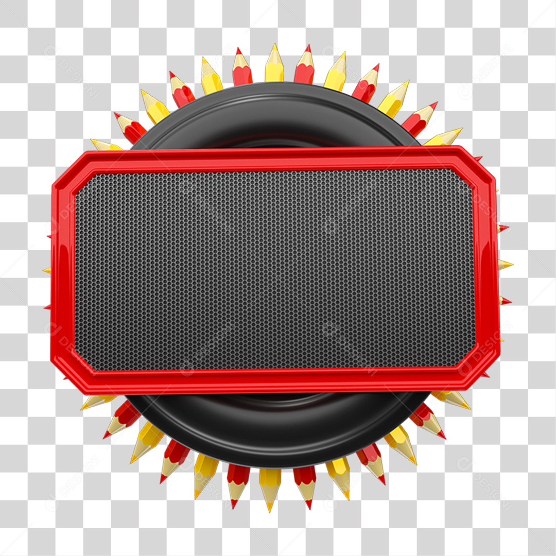 Placa de Metal PNG Transparente