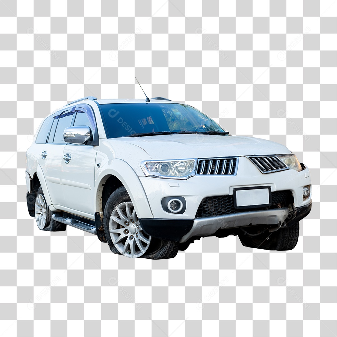 Carro Batido Amassado PNG Transparente