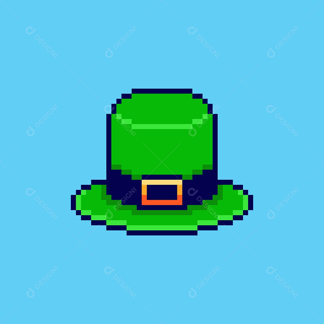 Chapéu dia de São Patrício Vetor EPS