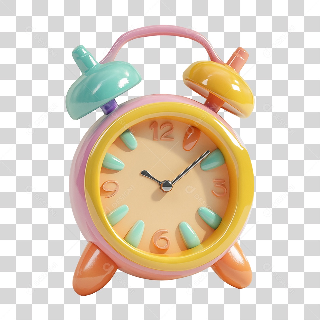 Despertador Relógio de Mesa PNG Transparente