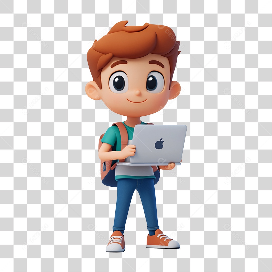 Character Child Student PNG Transparent