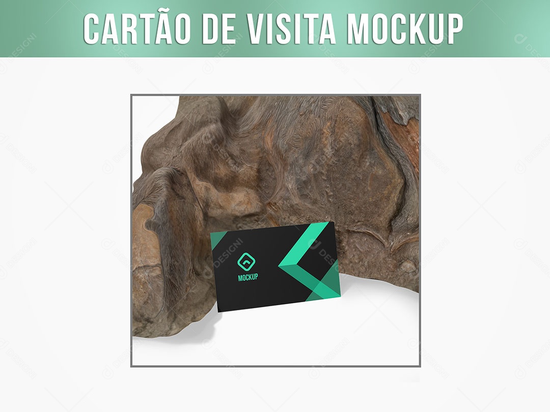 Cartão de Visita Mockup Negócios PSD Editável