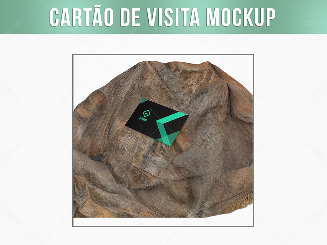 Mockup Cartão de Visita PSD Editável