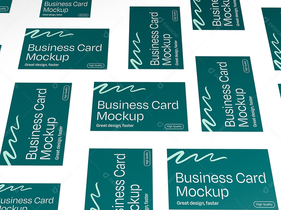 Cartão de Visita Mockup PSD Editável