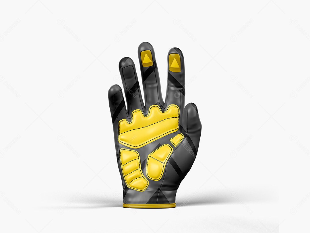 Luva de Ciclismo Mockup PSD Editável