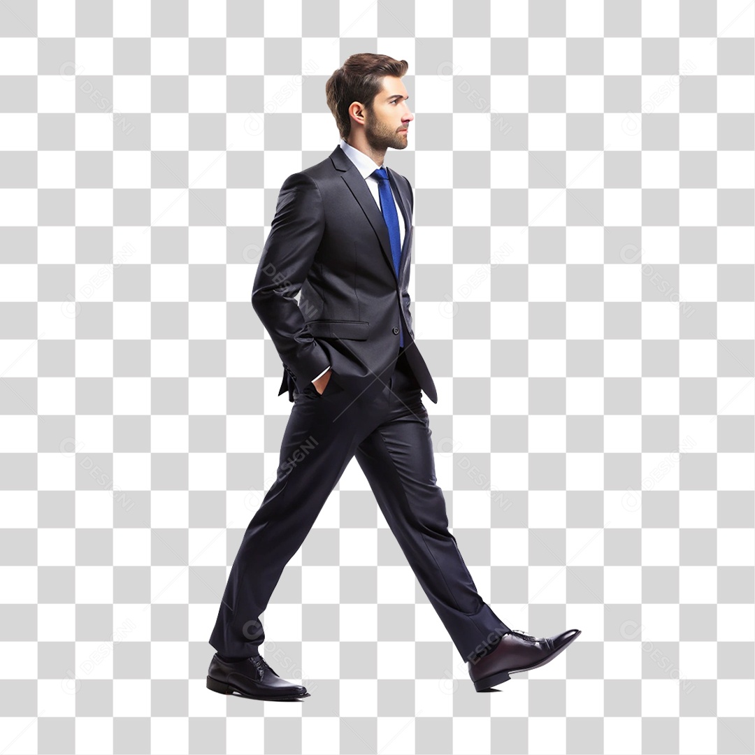 Homem de Terno Empresário PNG Transparente