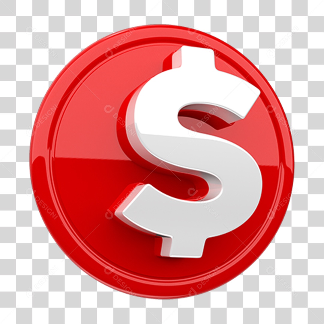 Símbolo Cifrão Dinheiro PNG Transparente