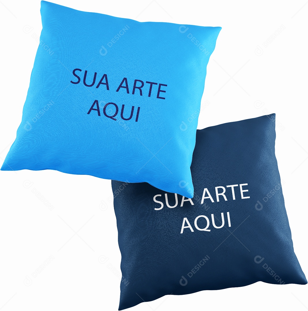 Modelo de Almofada Mockup PSD Editável