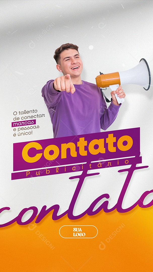 Story Dia do Contato Publicitário 21 de Outubro Social Media PSD Editável