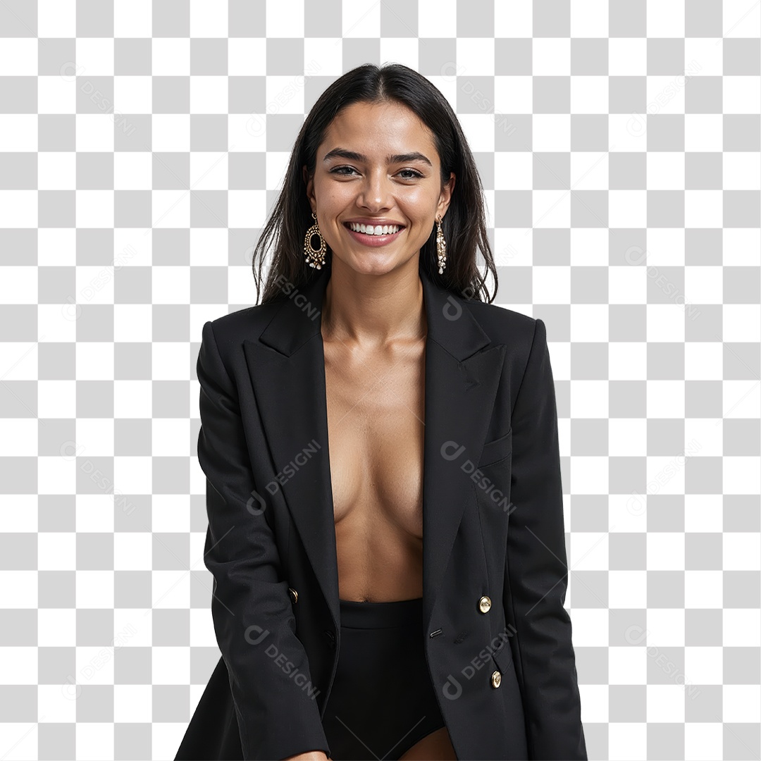 Foto Mulher Modelo PNG Transparente