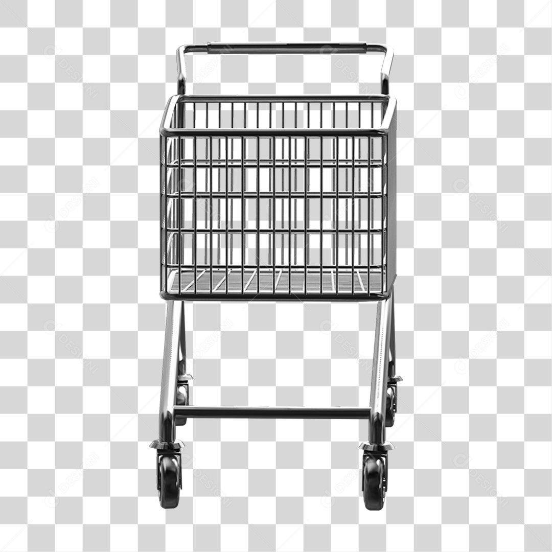 Carrinho de Compras Supermercados PNG Transparente