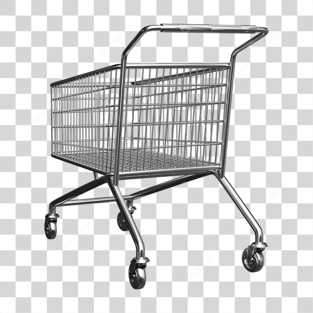 Carrinho de Compras Supermercados PNG Transparente