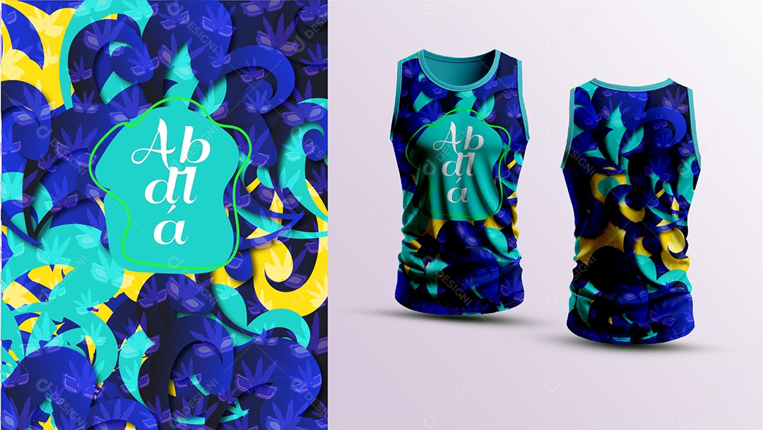 Modelo de Abadá de Carnaval Vetor EPS