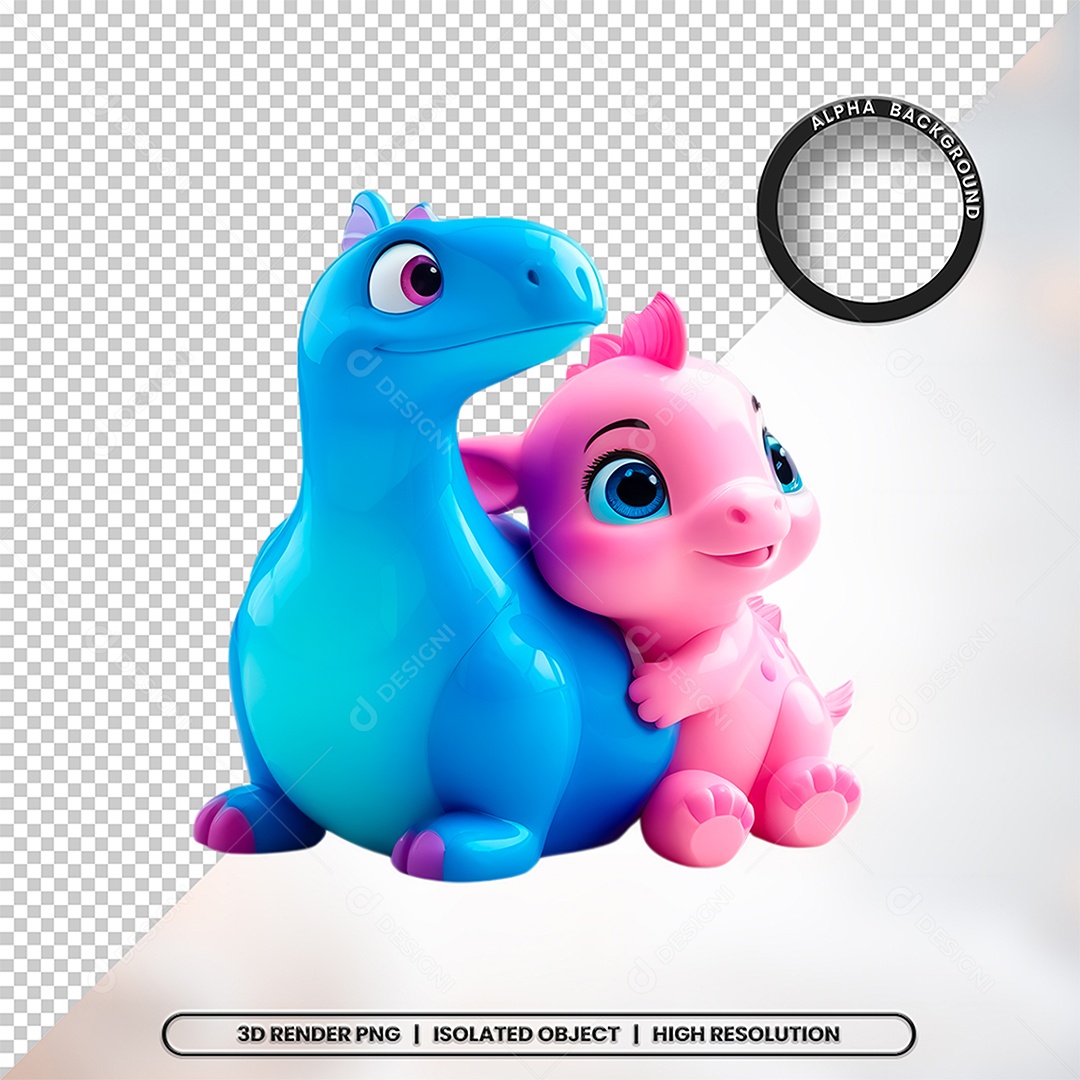 Elemento 3D Brinquedo Infantil Para Composição PSD
