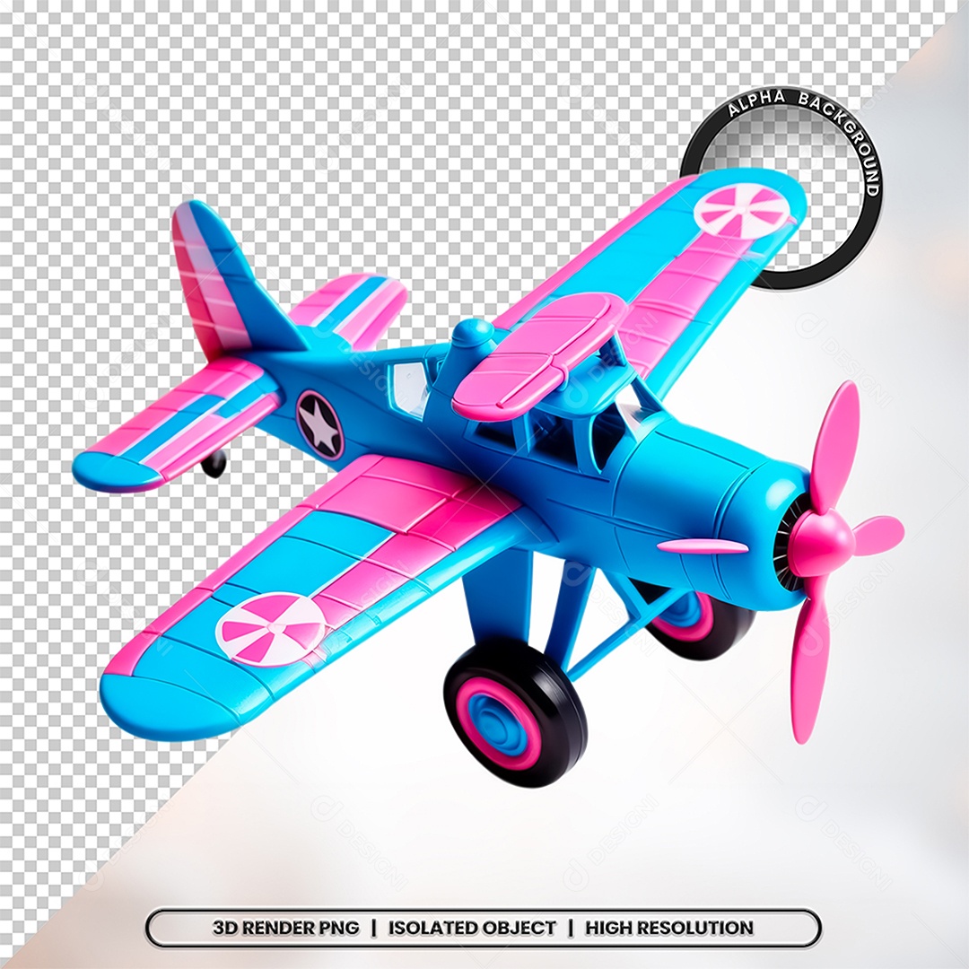 Elemento 3D Brinquedo Infantil Para Composição PSD