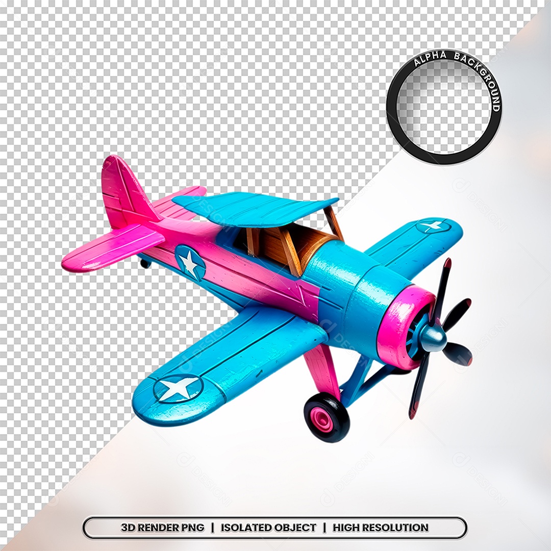 Elemento 3D Brinquedo Infantil Para Composição PSD