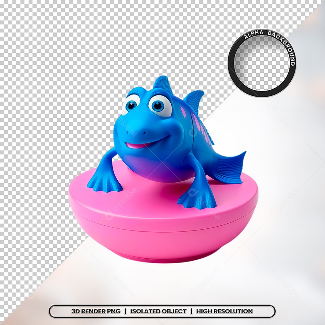 Elemento 3D Brinquedo Infantil Para Composição PSD