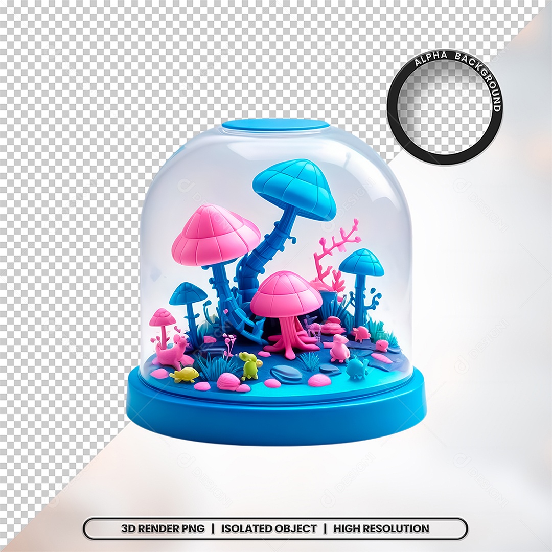 Elemento 3D Brinquedo Infantil Para Composição PSD