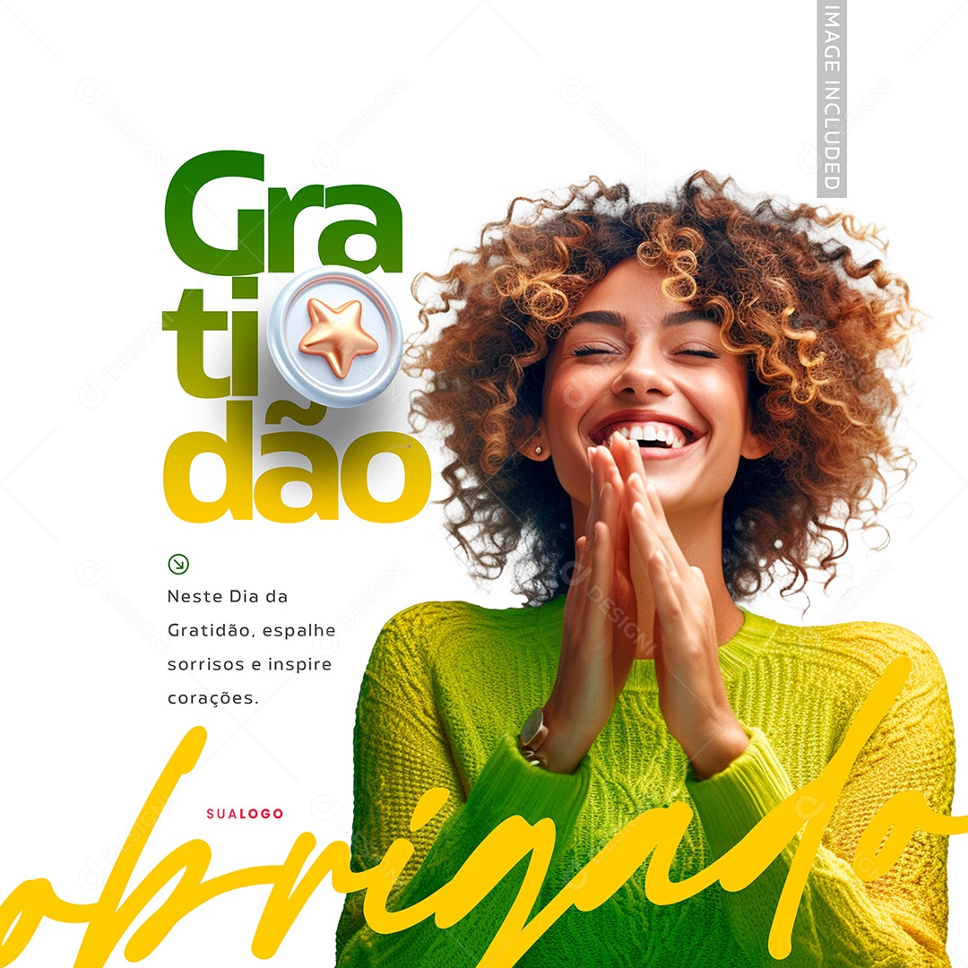 Dia da Gratidão 06 de Janeiro Espalhe Sorrisos e Inspire Social Media PSD Editável