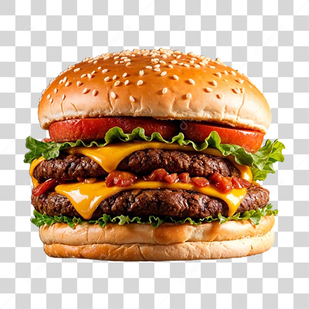 Hambúrguer Lanche Sanduiche PNG Transparente