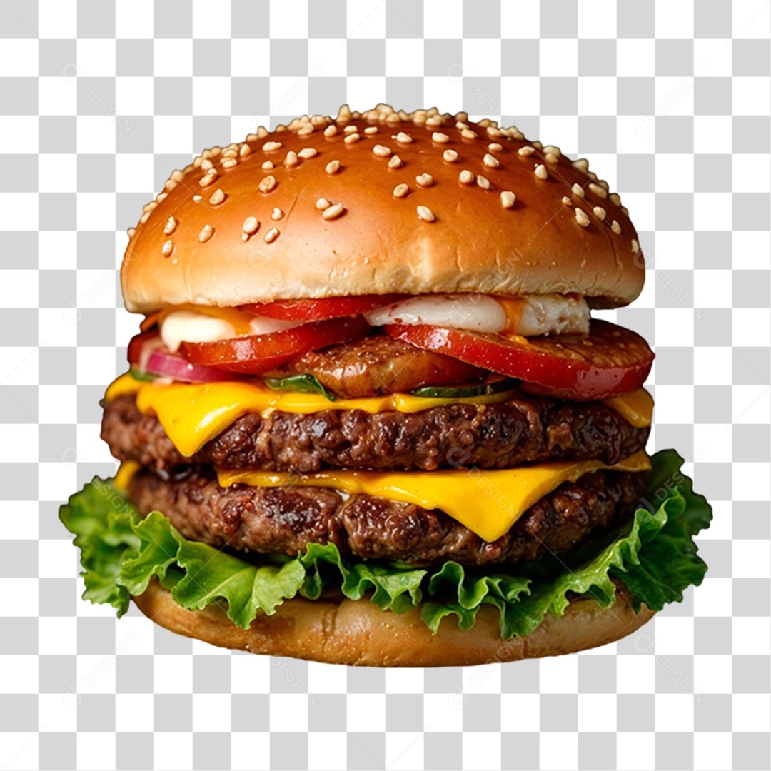 Hambúrguer Lanche Sanduiche PNG Transparente