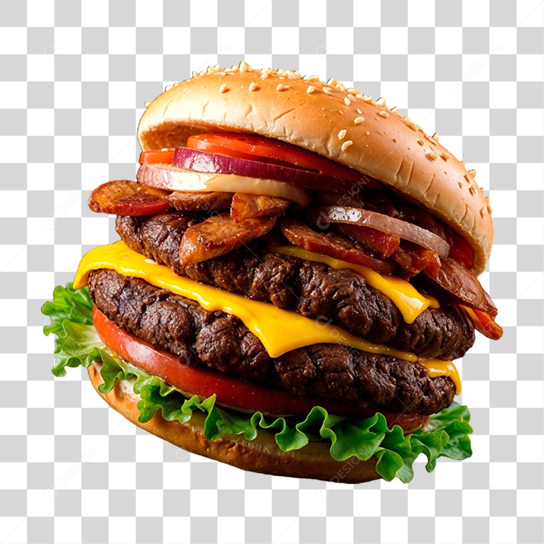 Hambúrguer Lanche Sanduiche PNG Transparente