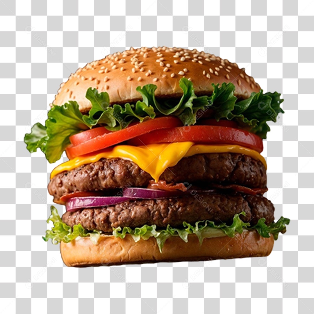Hambúrguer Lanche Sanduiche PNG Transparente