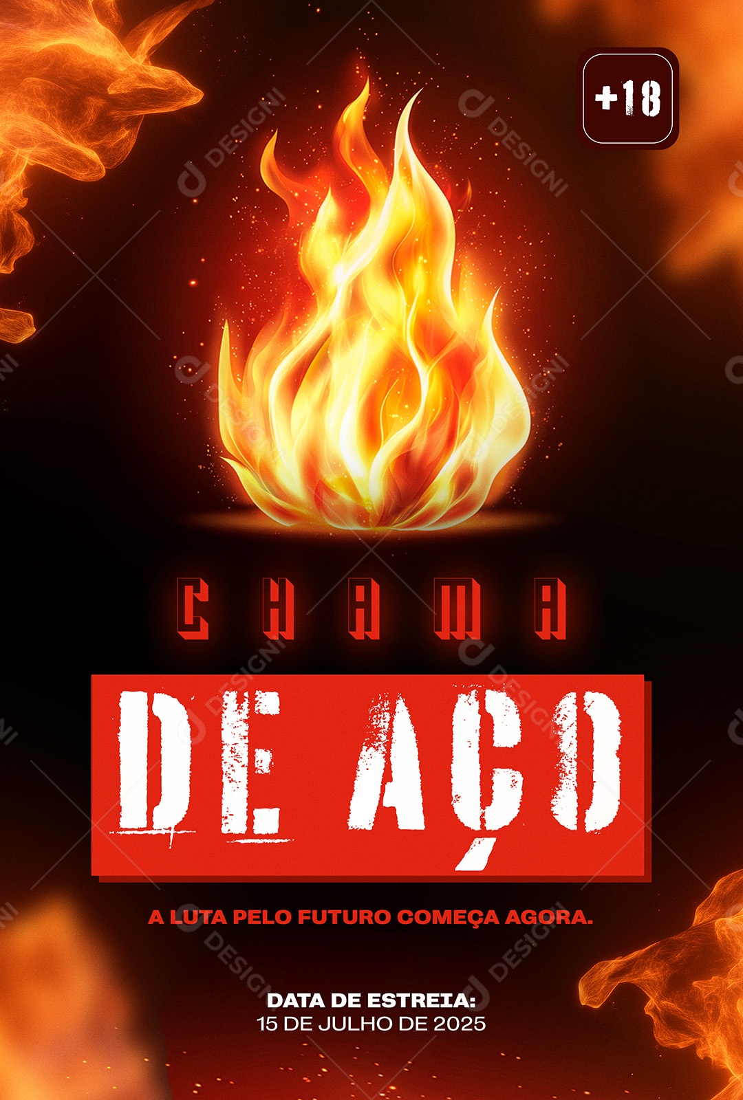 Poster Template Cinema Banner PSD Editável