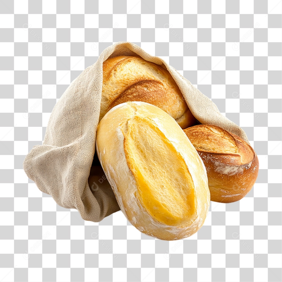 Pão Frances PNG Transparente