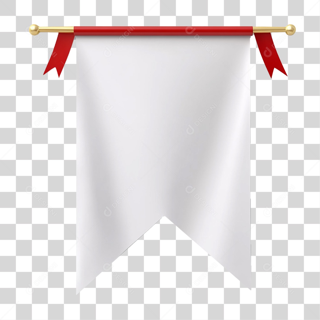 Bandeira Branca PNG Transparente
