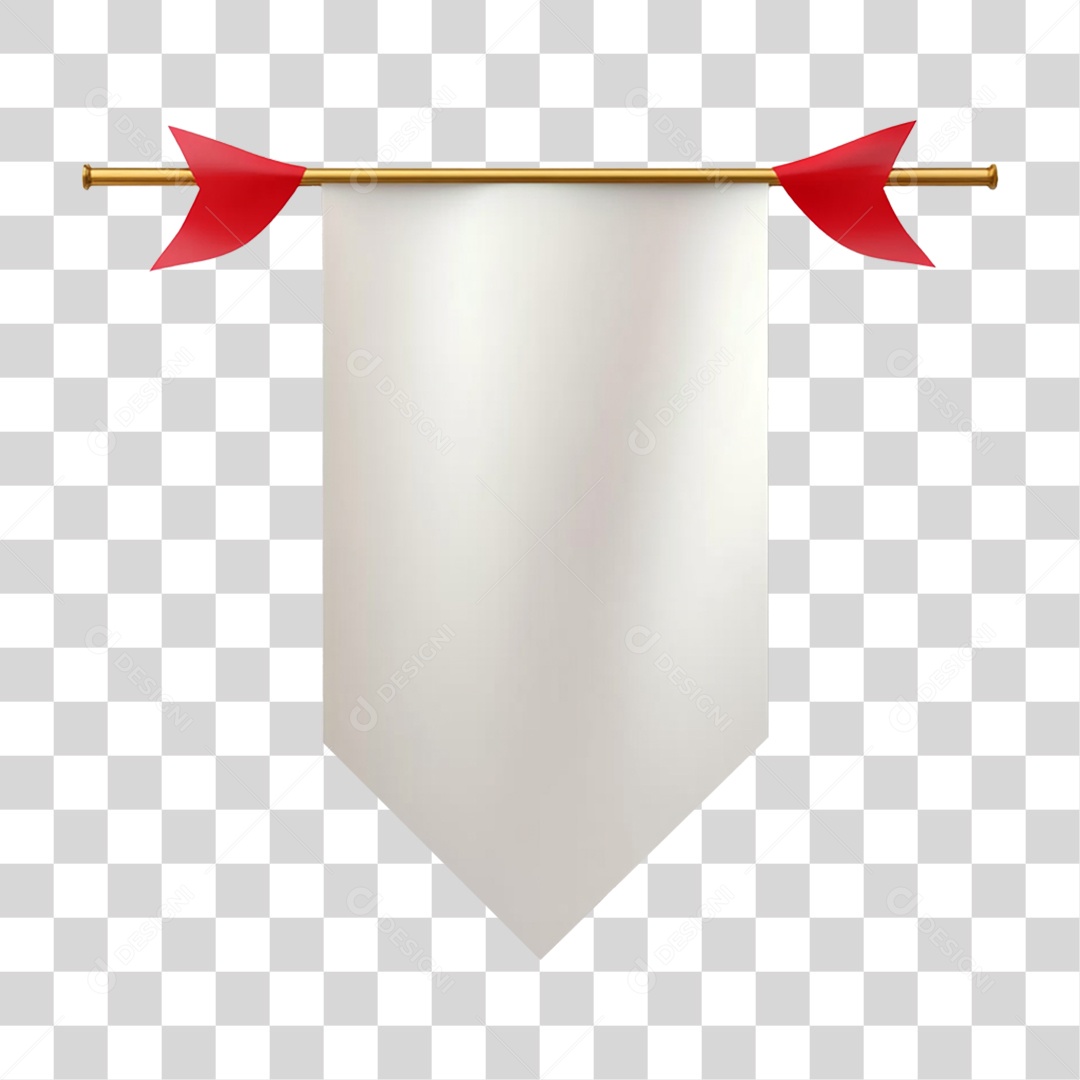 Bandeira Branca PNG Transparente