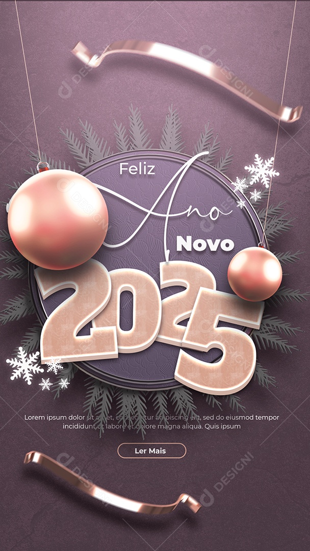 Story Feliz Ano Novo 01 De Janeiro Social Media PSD Editável