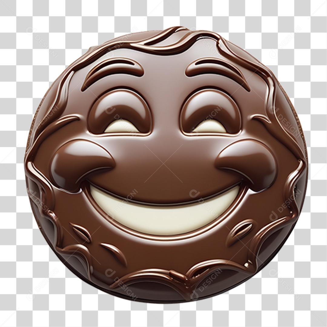 Emoji de Chocolate PNG Transparente
