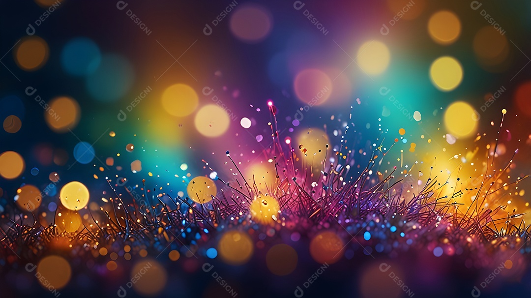 Fundo de textura bokeh colorido