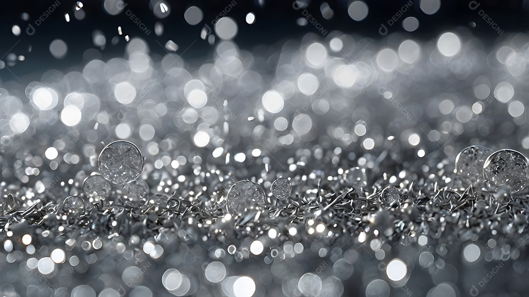 Textura de glitter prata