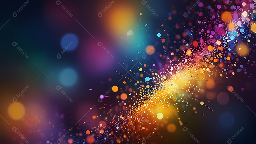 Fundo de bokeh colorido
