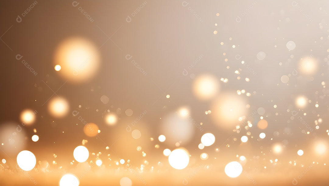 Fundo de bokeh dourado