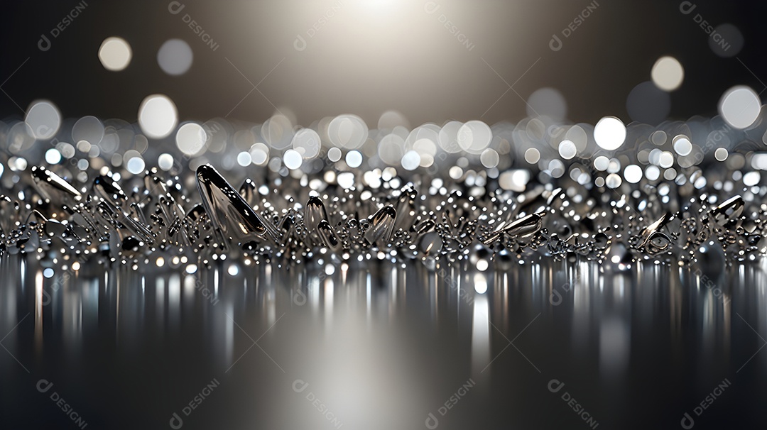 Textura de pedrinhas de prata brilhante