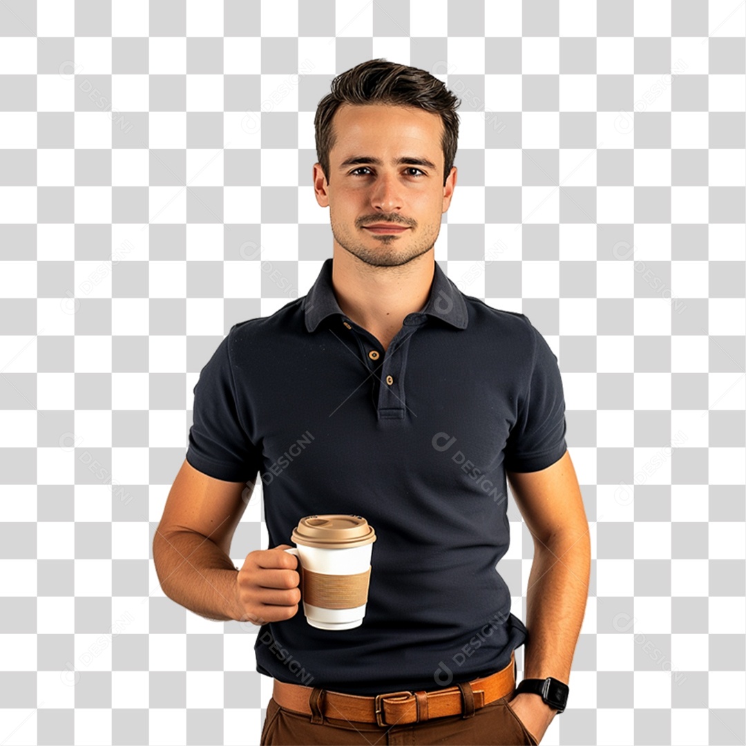 Homem Sorrindo PNG Transparente