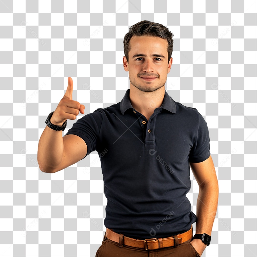 Homem Sorrindo PNG Transparente