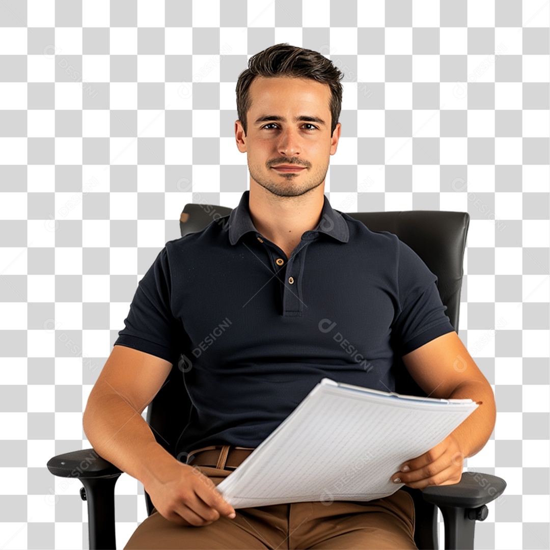 Homem Sorrindo PNG Transparente