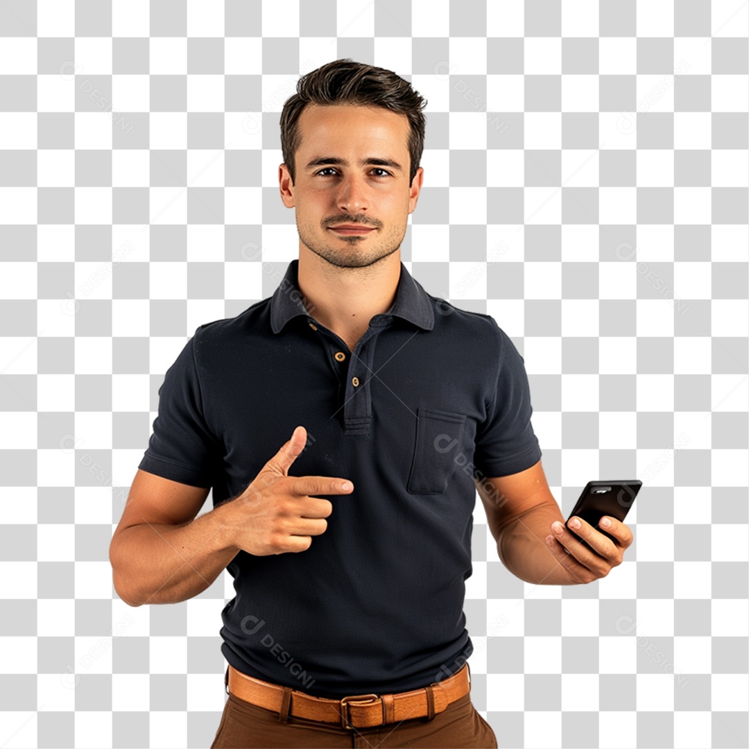 Homem Sorrindo PNG Transparente